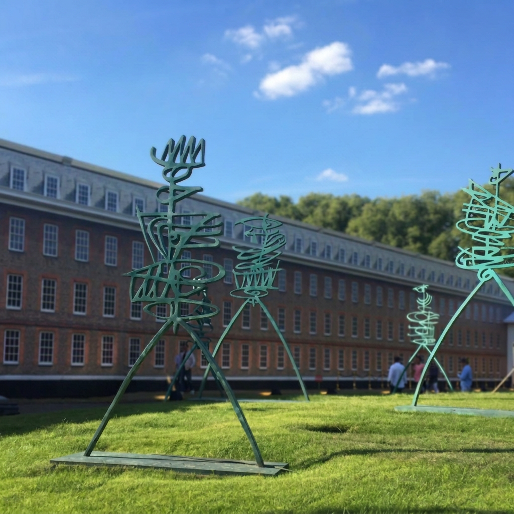 Ensemble monumental de sculptures de Rachid Koraïchi